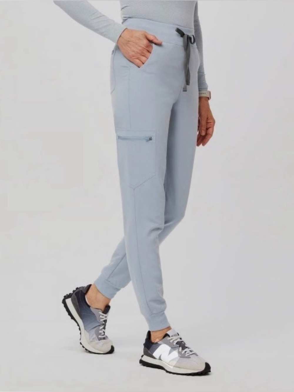 FIGS Dusty Blue Zamora Joggers